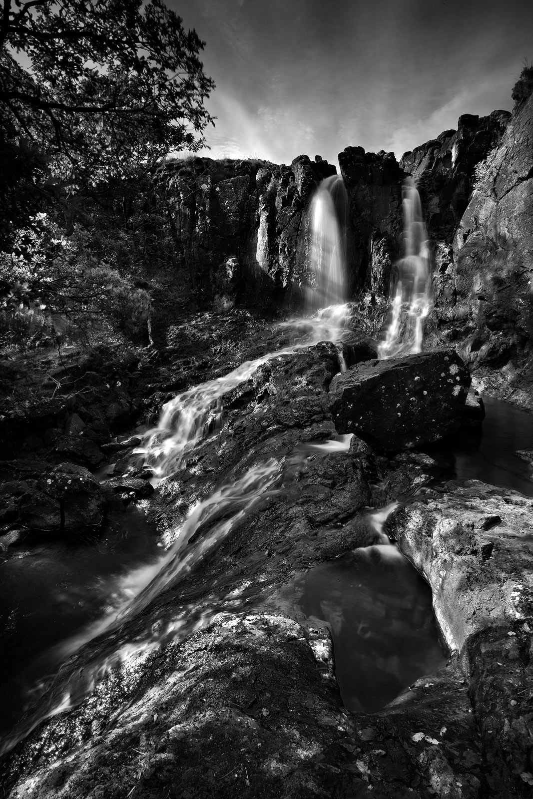 2009-UK, Scotland, Mull Island (waterfall)