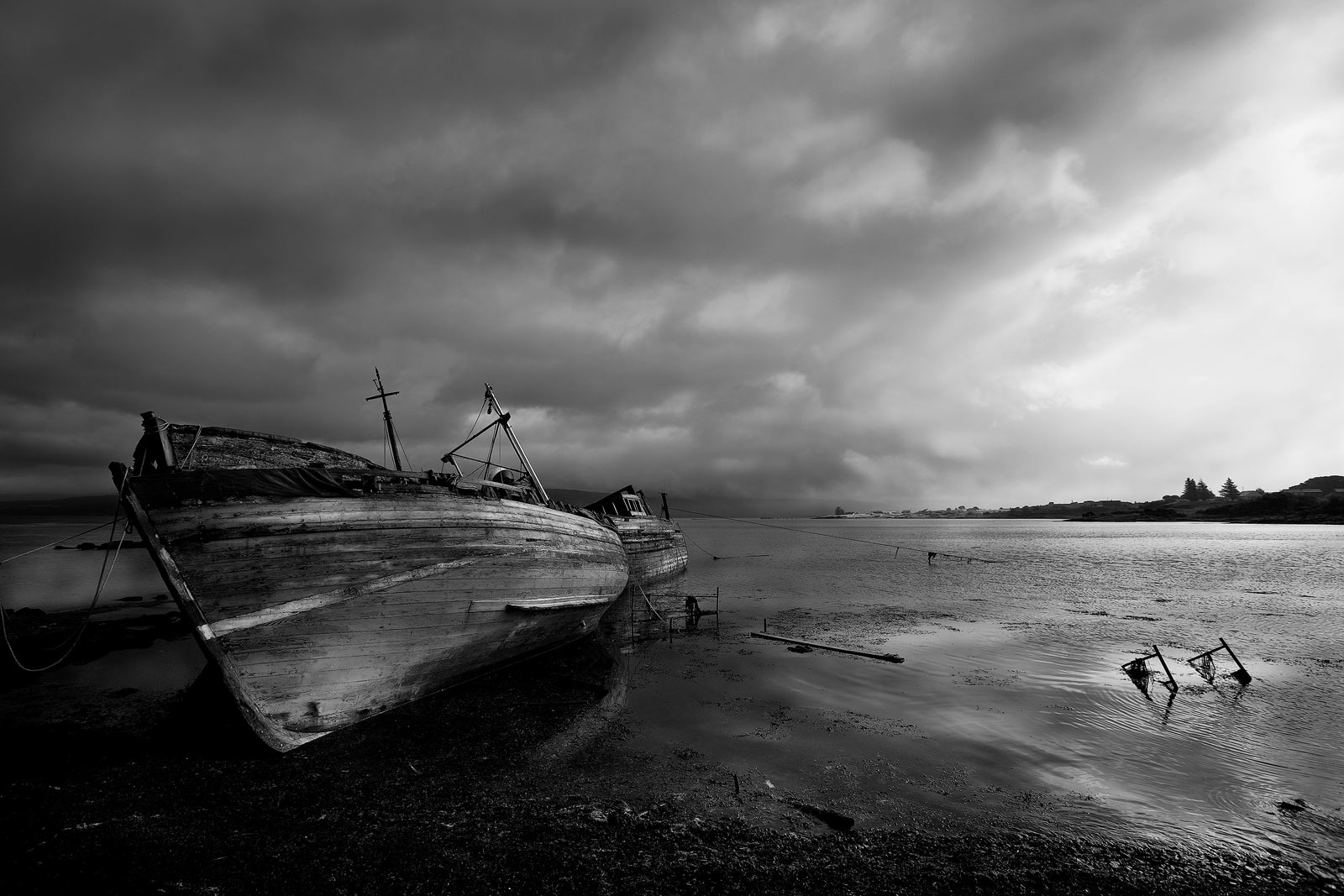 2009-UK, Scotland, Mull Island (shipwreck at Salen beach)